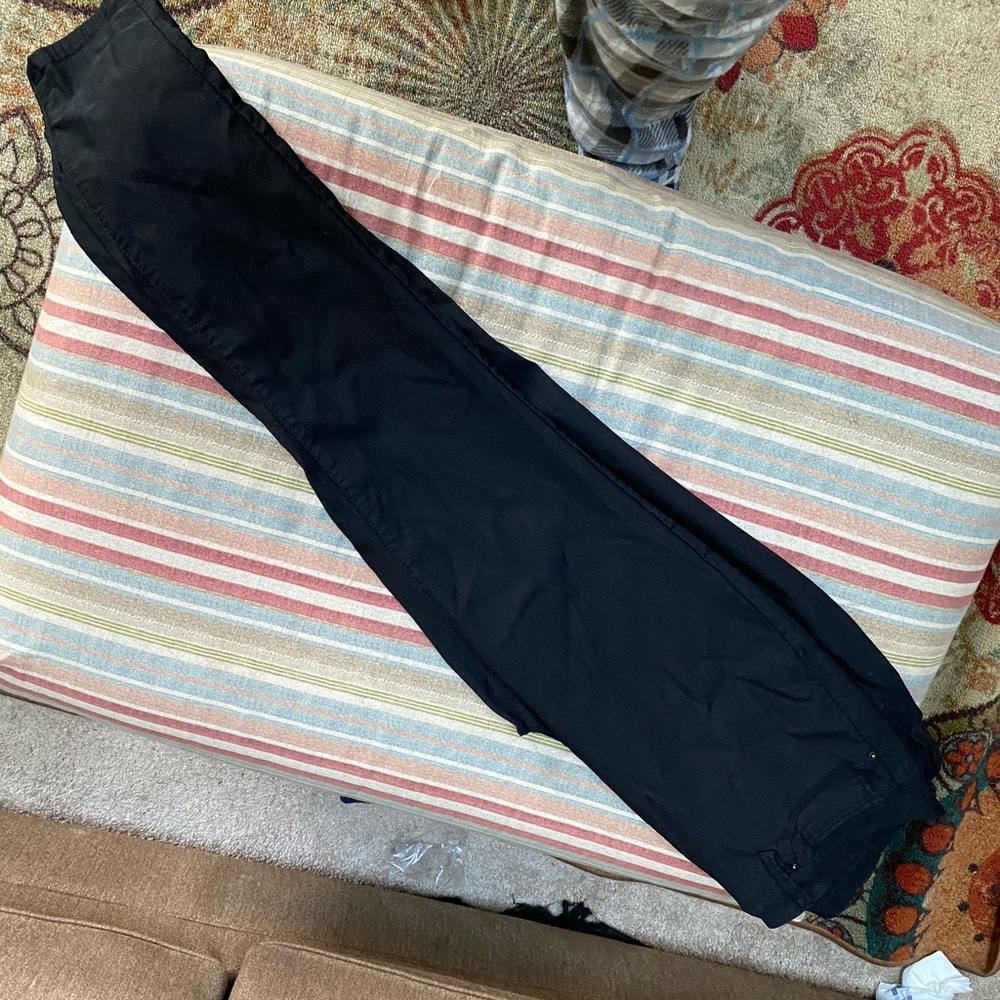 Black skinny office work pants or out on the town.